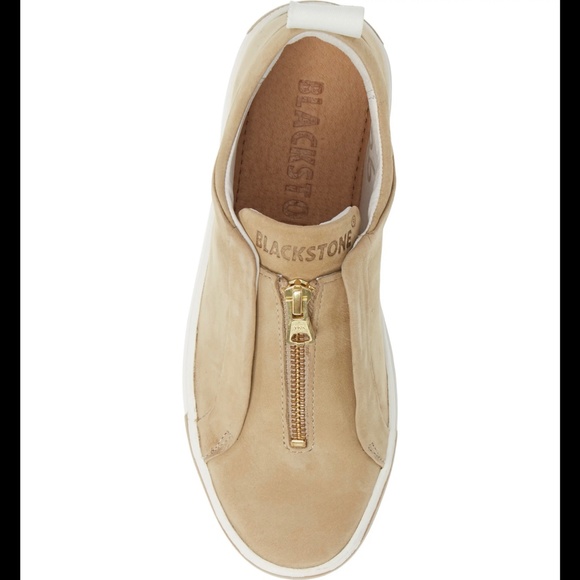 BLACKSTONE RL62 Tan Leather Zip Front Sneaker sz37 - Picture 5 of 15